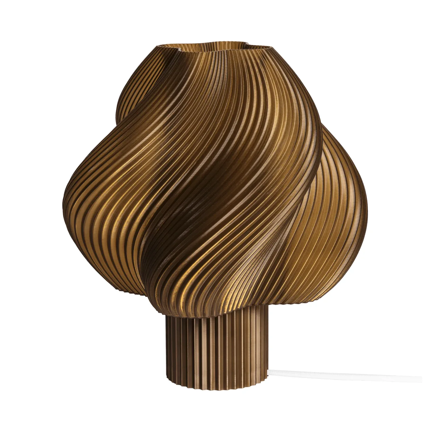 Crème Atelier Soft Serve Tischleuchte Caramel, Grande, 34 cm