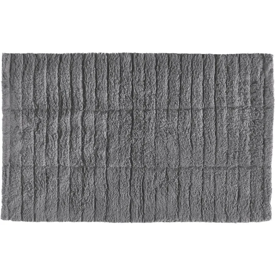 Badteppich Zone Denmark Grau Baumwolle 50 cm 80 cm
