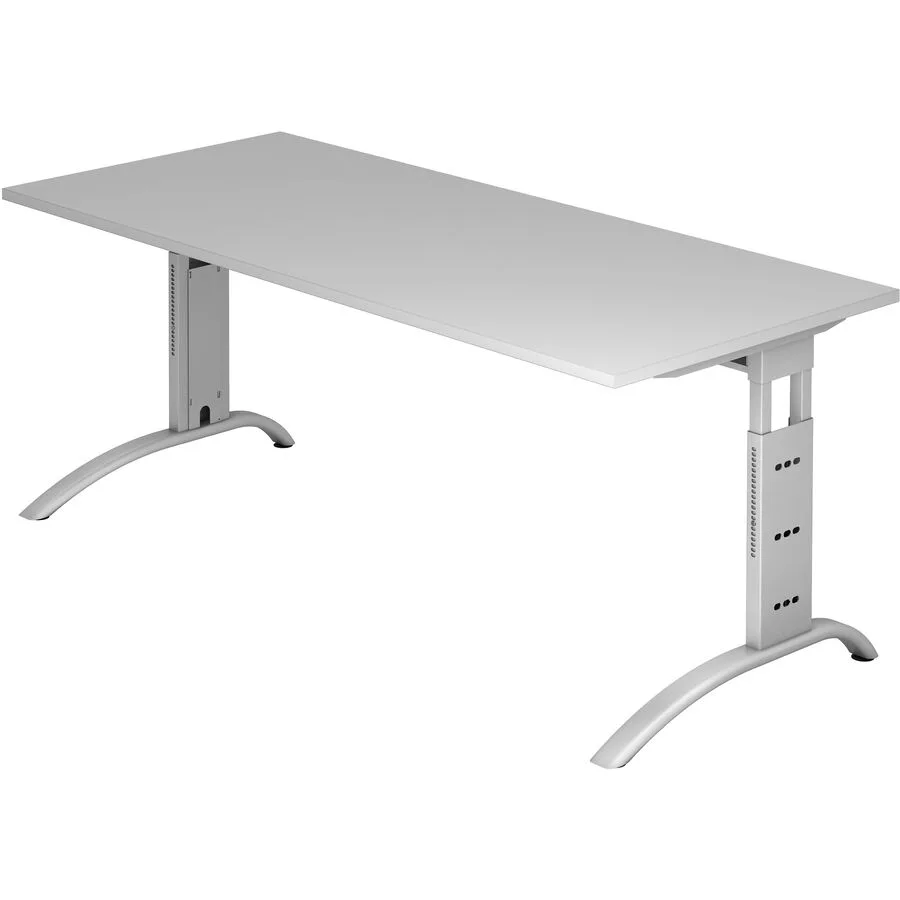 Schreibtisch Office grau Holzwerkstoff B 180 T 80 cm