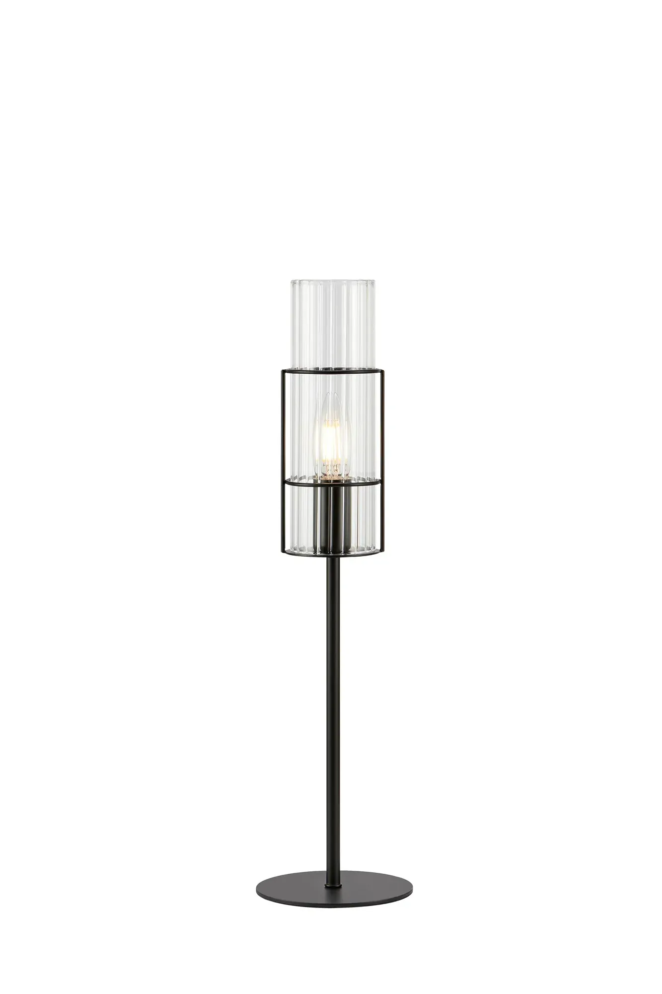 Tubo Tischlampe Schwarz 50 cm