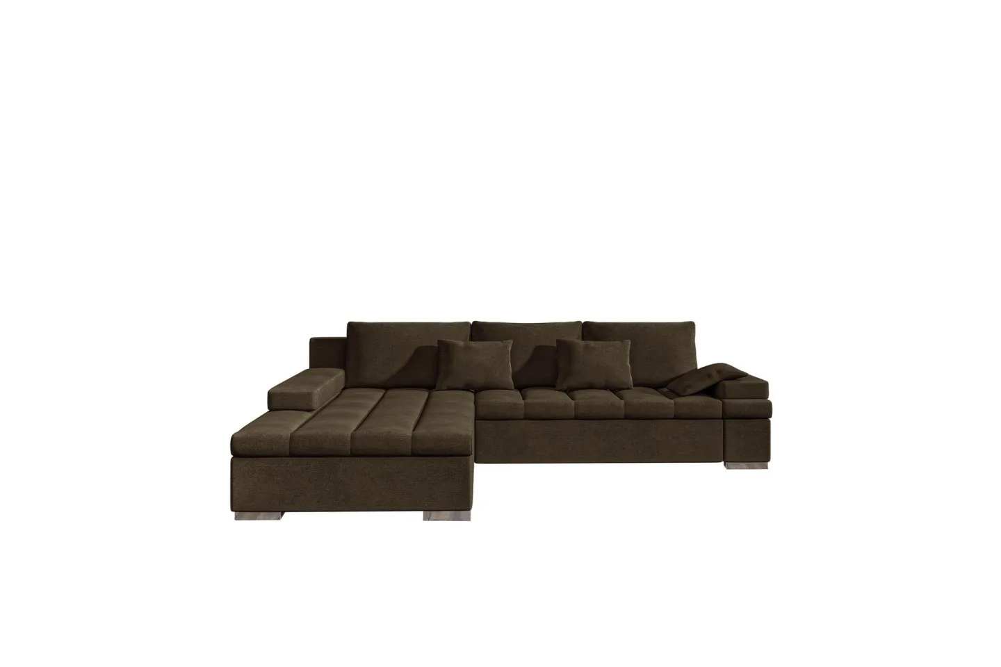 Naoma Soffa med Divan 3-sits - Brun