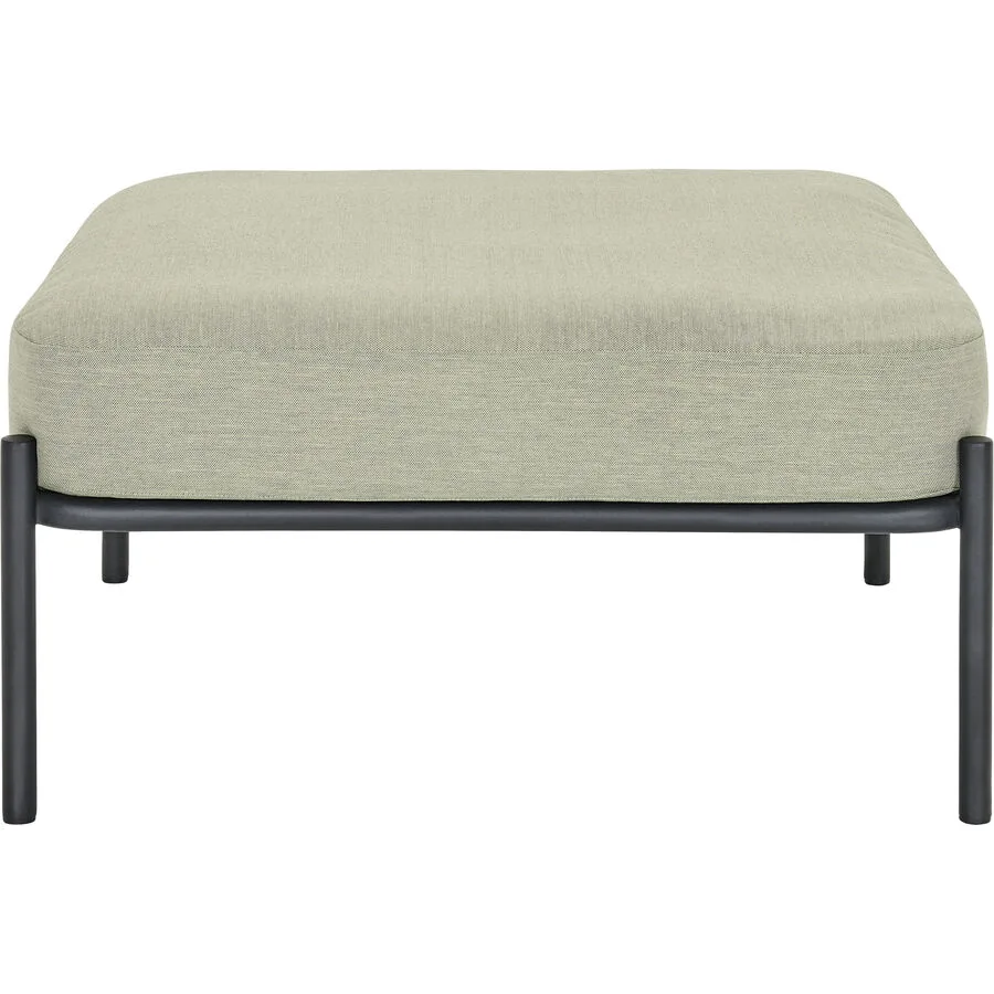 Loungeelement Viano olefin grün Stahl 1 B 75 T 75 cm