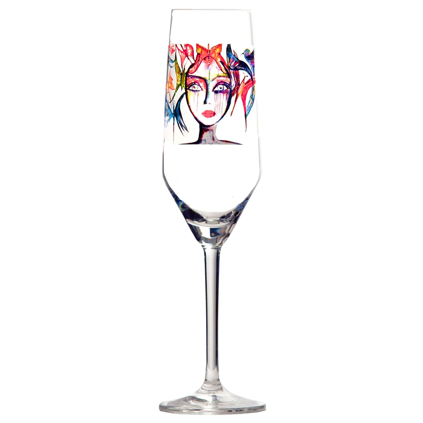 Slice of Life Champagneglas 24 cm - Flerfärgad