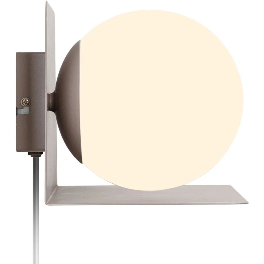 NORDLUX Wandlampe Lilibeth Braun Metall B 35 H 16 cm