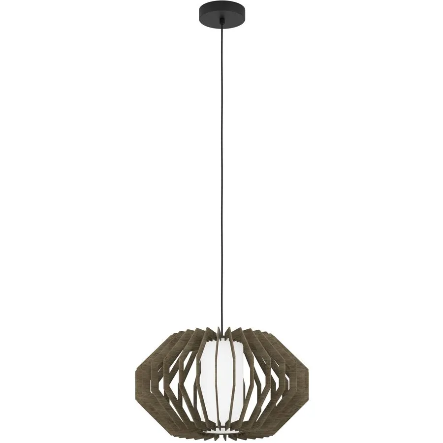 Eglo Pendellampe Rusticaria Schwarz Stahl 45 cm 110 cm
