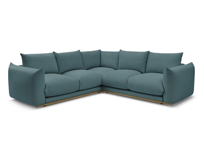 Ecksofa BOBOCHIC ERNEST Stoff dunkelblau