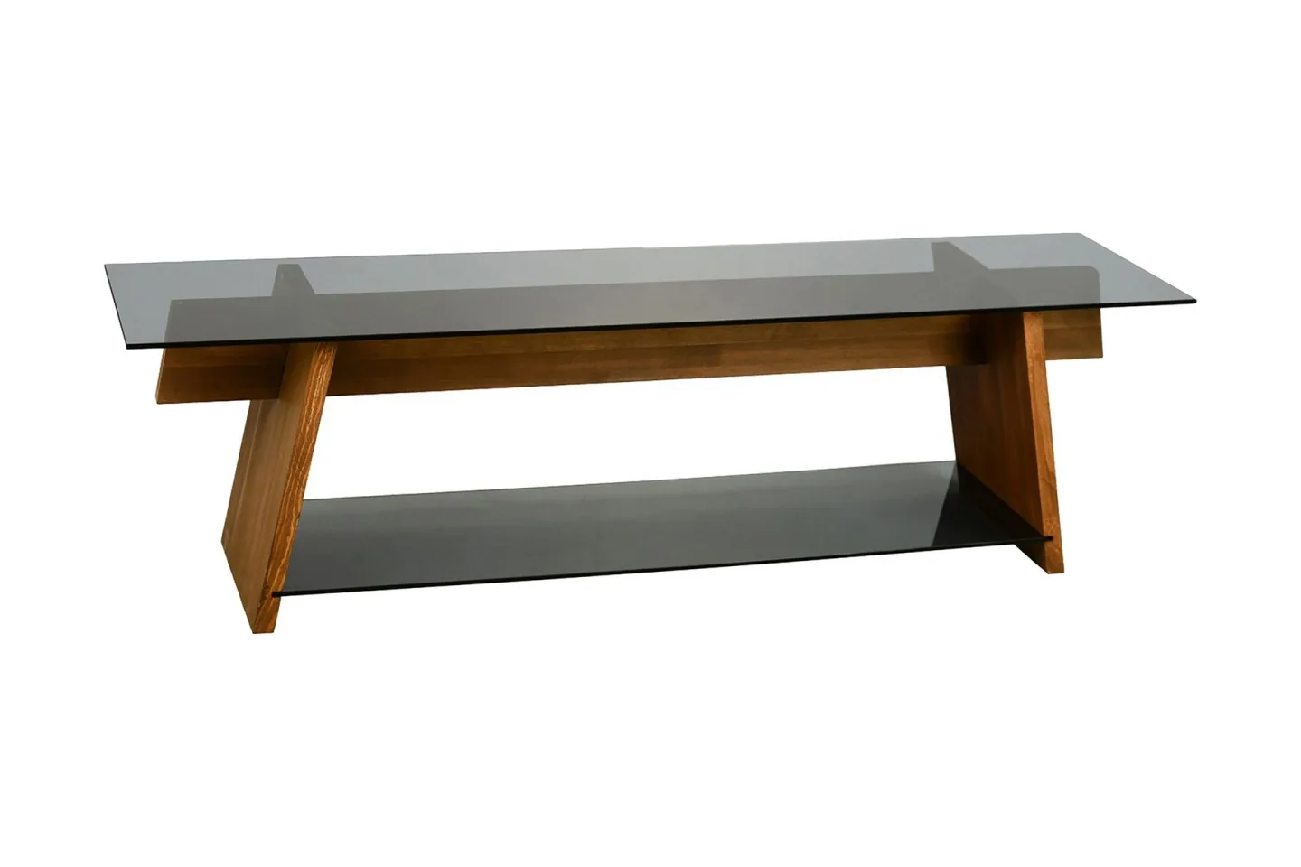 Jamerria TV-Bänk 158 cm - Valnöt/Svart