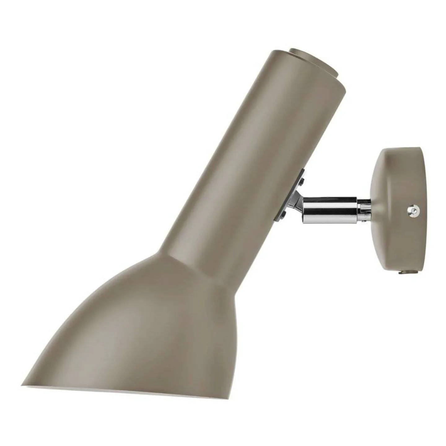 Oblique Vägglampa Chrome/Sand - Cph Lighting - Vardagsrum - Aluminium