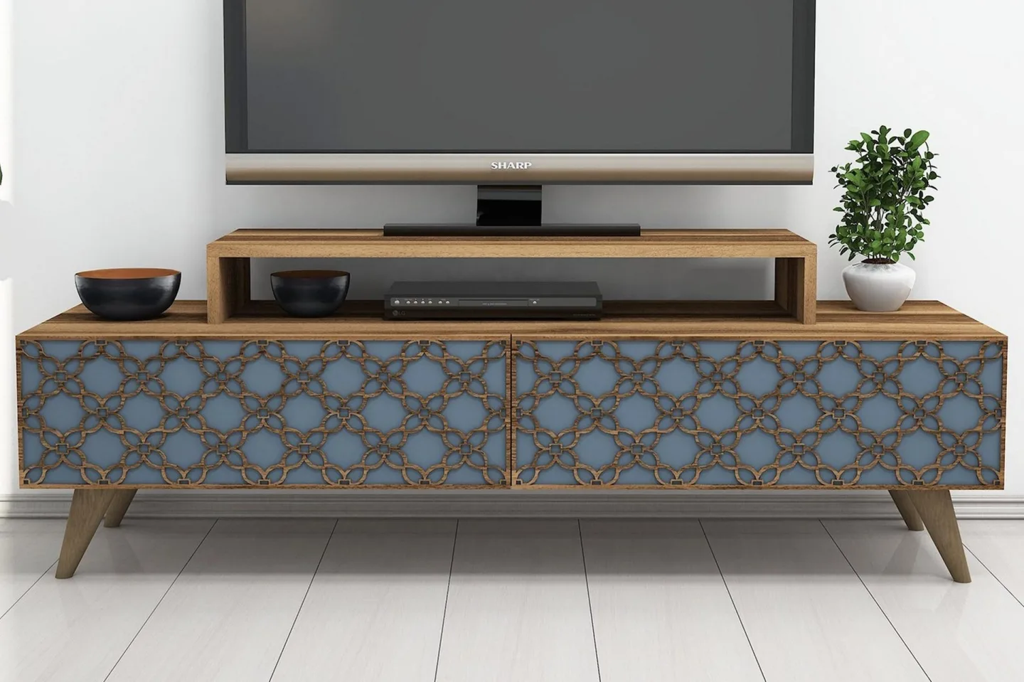 Hovdane TV-Bänk 140 cm - Brun