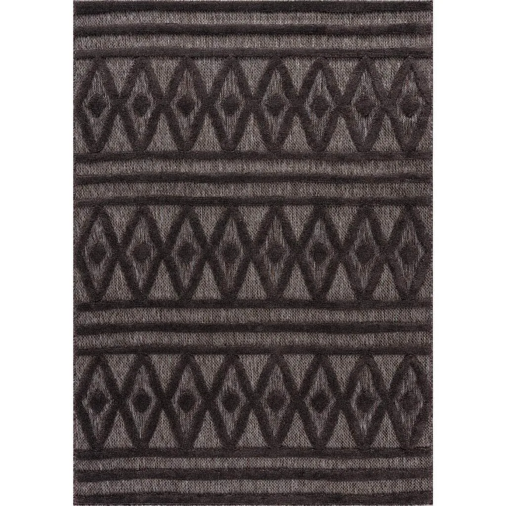 Shaggy Indoor-Outdoor - Chester (antrasitt) (Størrelse: 80 x 150 cm)