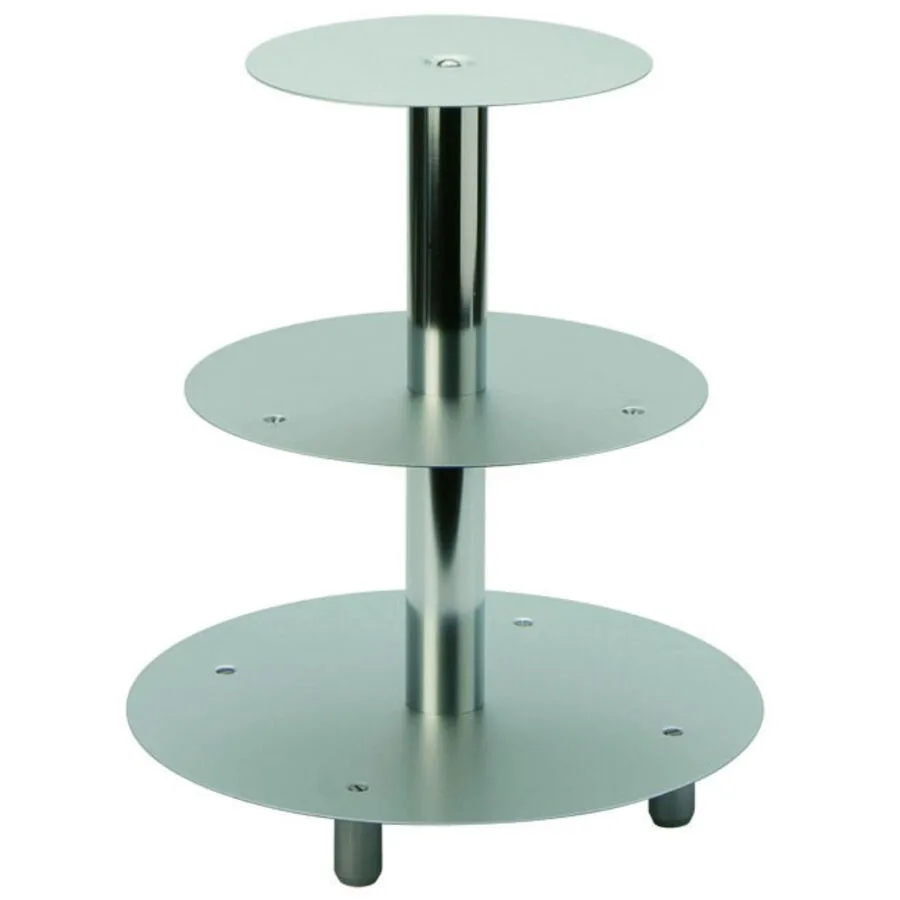 Tortenständer Piazza Silber Metall 5.7 cm