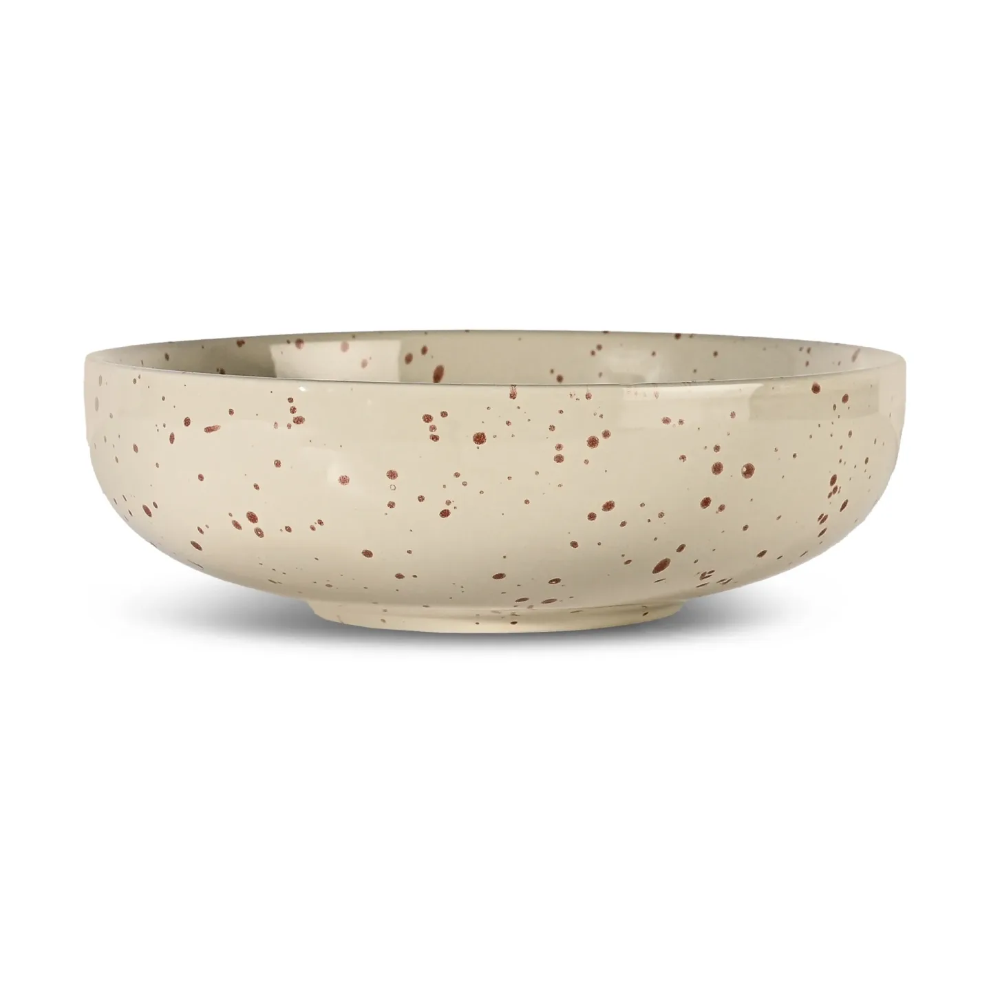 Sagaform Ditte Servierschale Beige-Weinrot