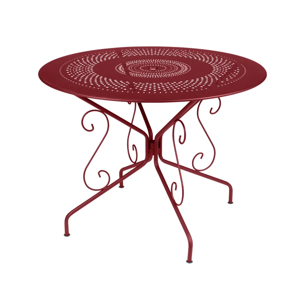 Fermob Montmartre bord Ø96 cm Chili (röd)