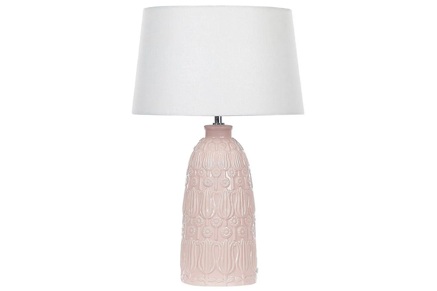 Azzurvi Bordslampa 56 cm E27 - Rosa/Vit
