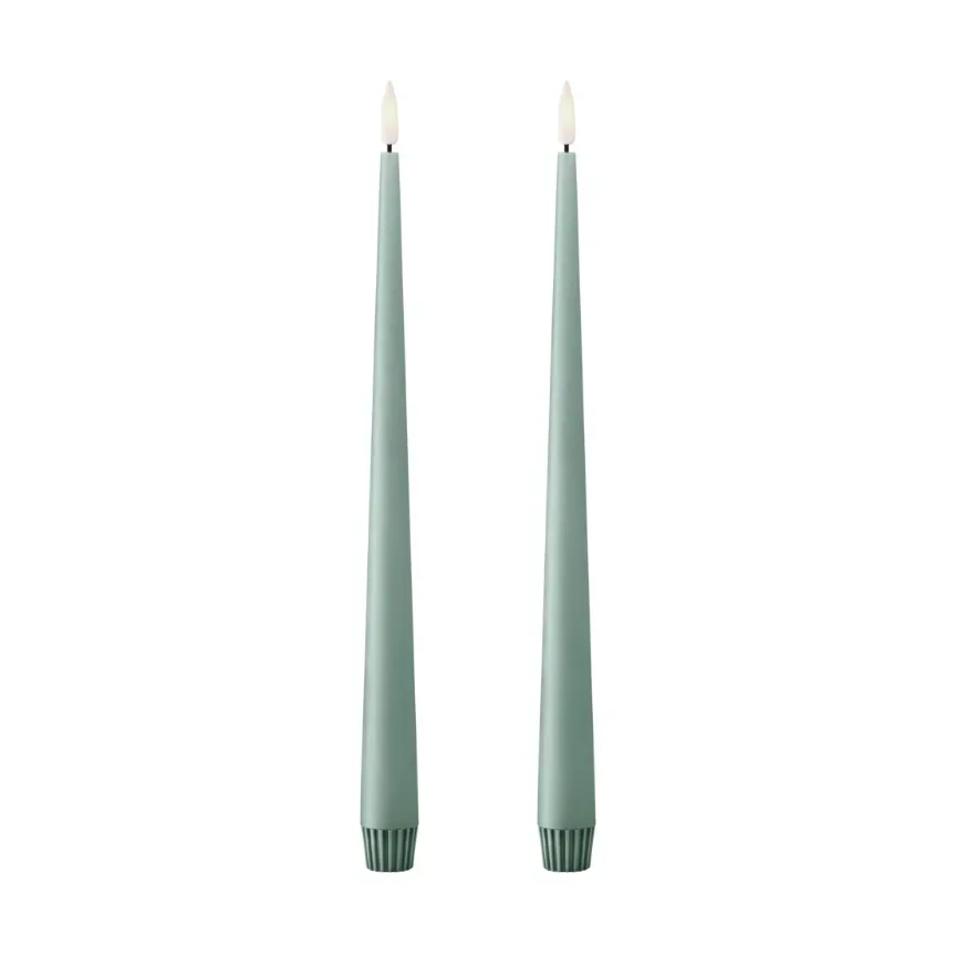 ester & erik ester & erik Stabkerzen LED 2er-Pack 67 Jade stone , 30 cm