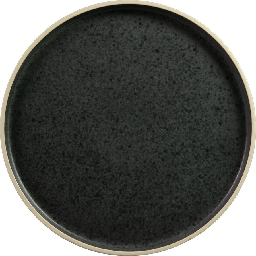 Teller flach Calypso sepia Stoneware D 20 cm 1 Stk