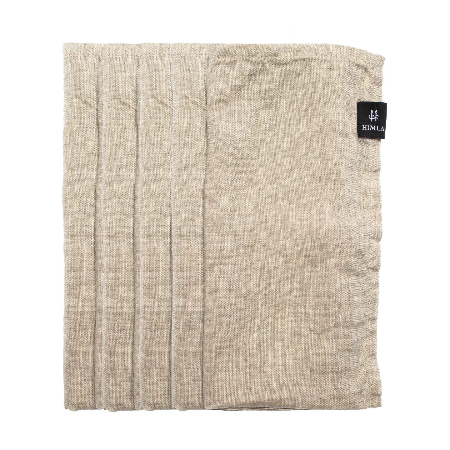Himla Sunshine Leinenservietten 4er-Pack Oatmeal (natur)