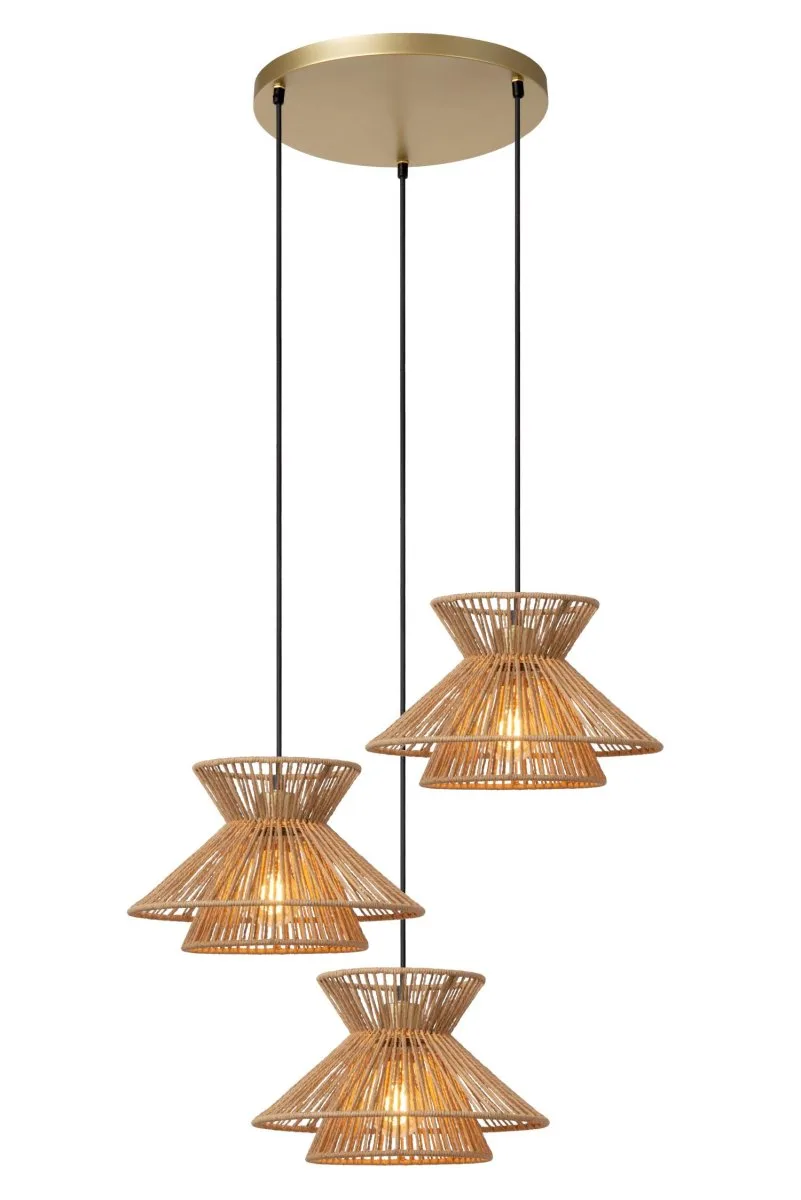 Lucide - Tasman Ø60 - Taklampa - Natur