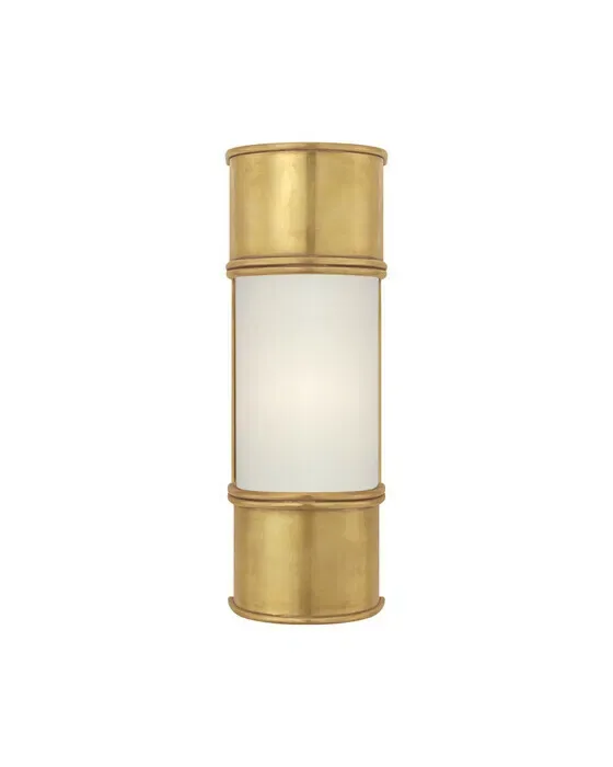 Oxford 12" Bath Sconce Antique-Burnished Brass