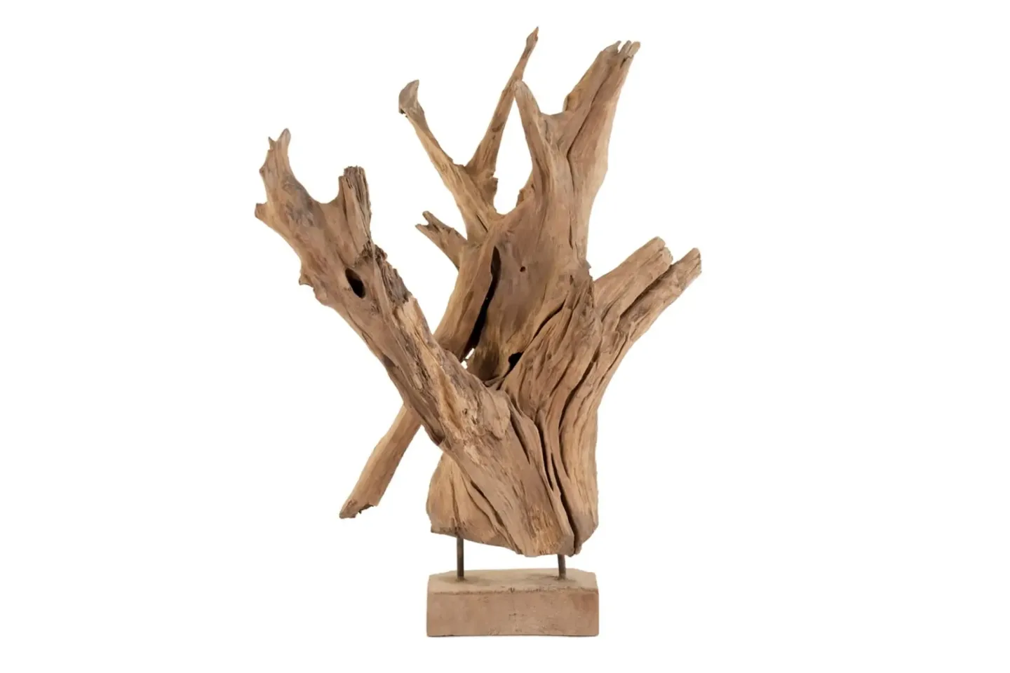 Decofinder Kunstpflanze Wurzelholz Teak | Schubiger Möbel