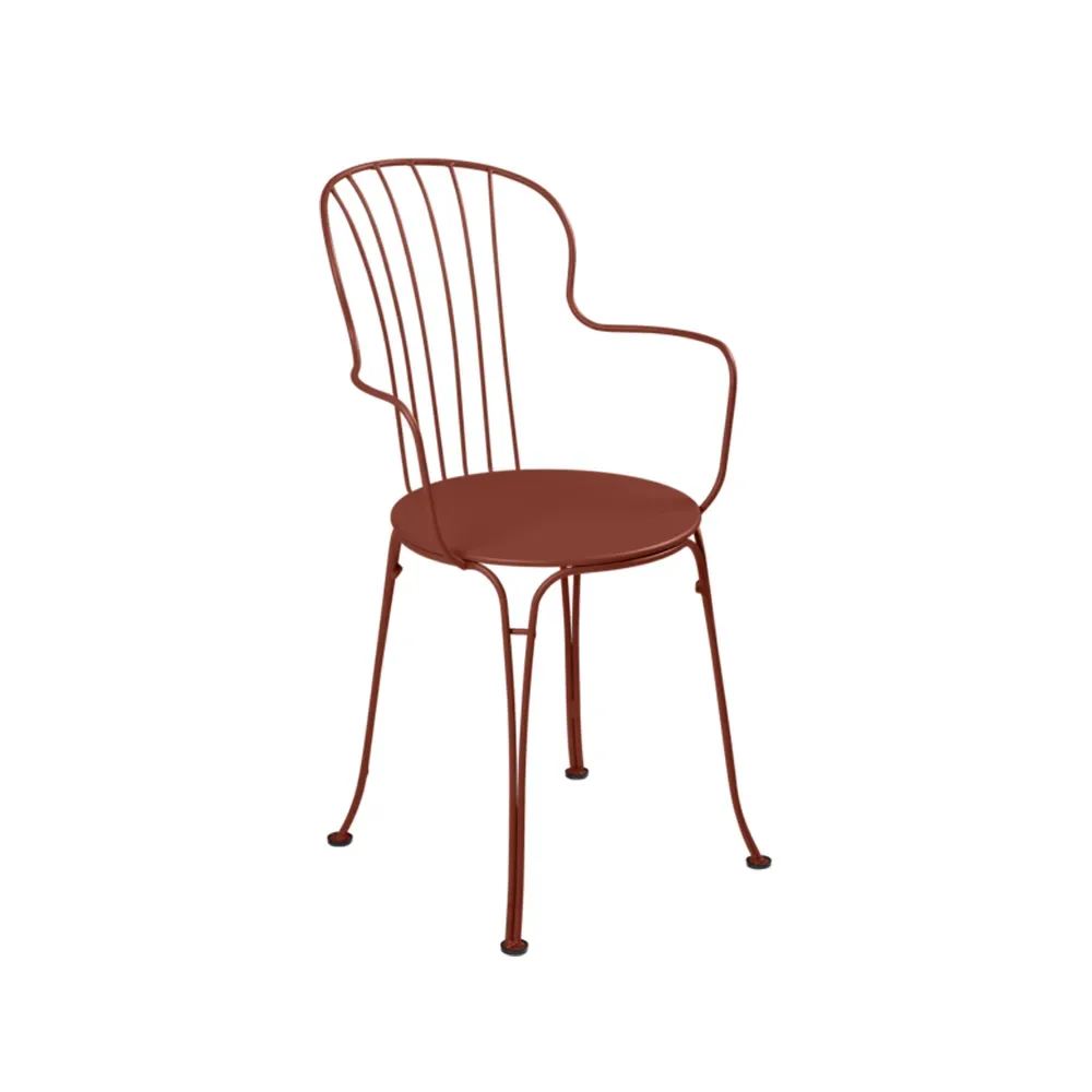 Fermob Opera+ karmstol Red ochre (röd)