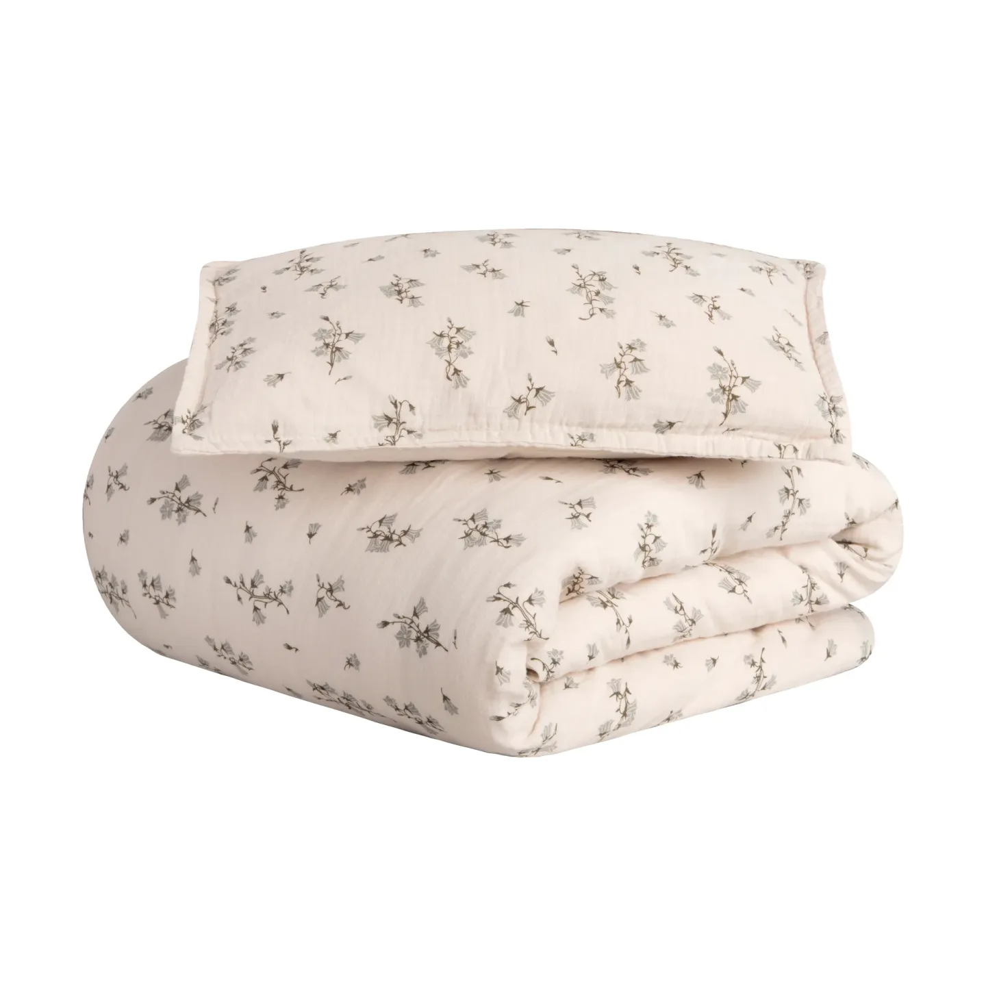 Garbo&Friends Bluebell Muslin bäddset baby 70x80 cm/28x35 cm