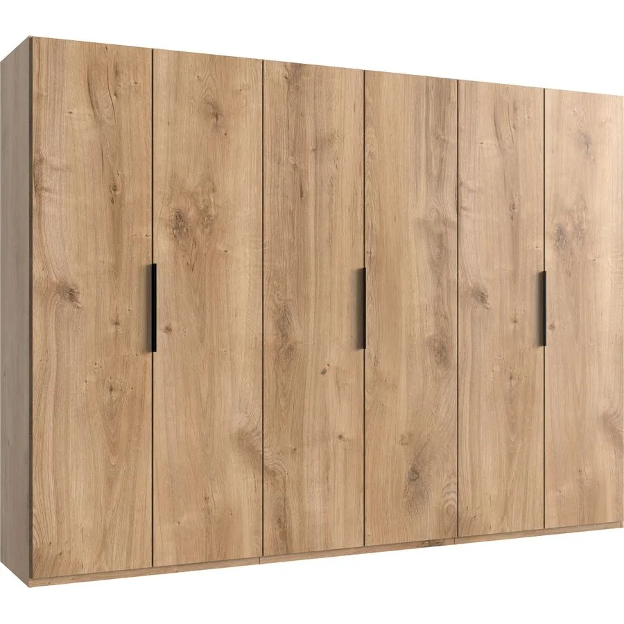 Kleiderschrank Sanko Plankeneiche Holzwerkstoff B 300 cm