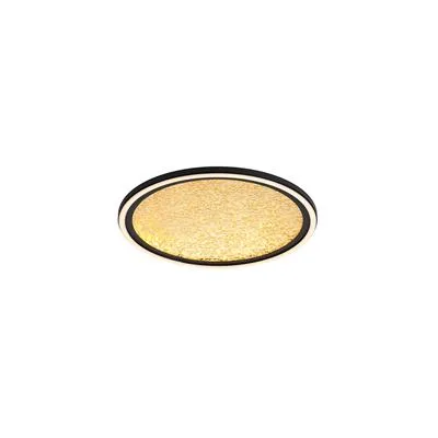 Searchlight - Luna Ø40 - Takplafond - Svart/guld