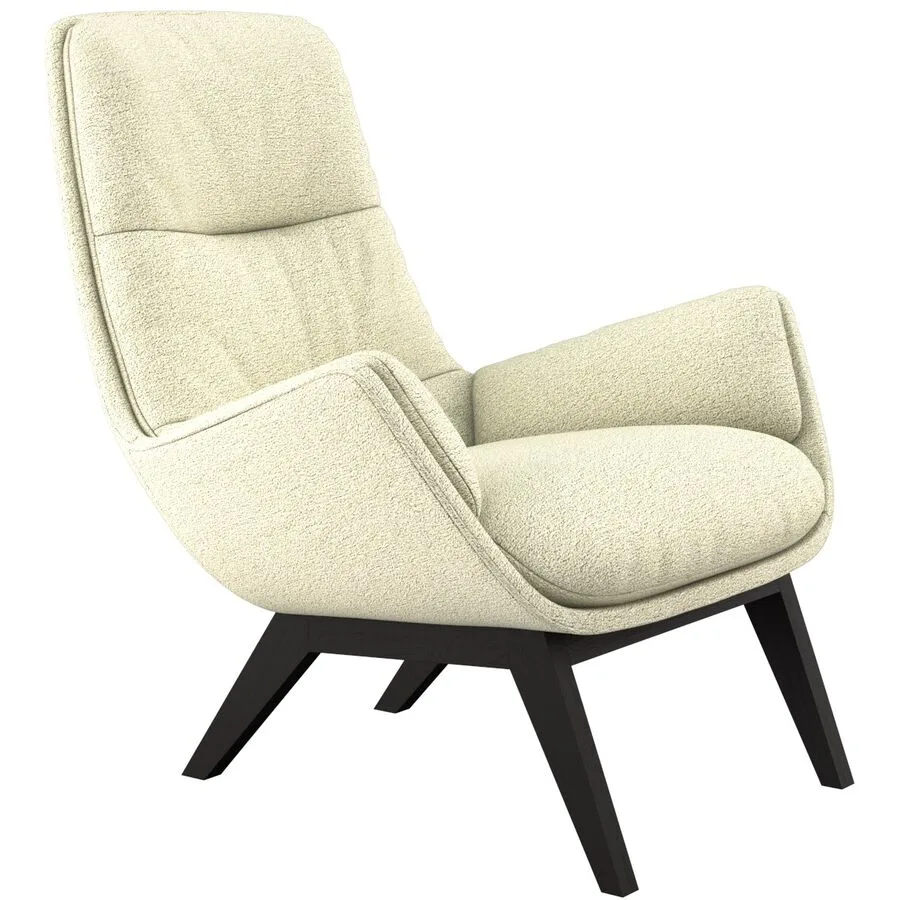 Sessel Halani offwhite Stoff B 93 T 84 H 95 cm