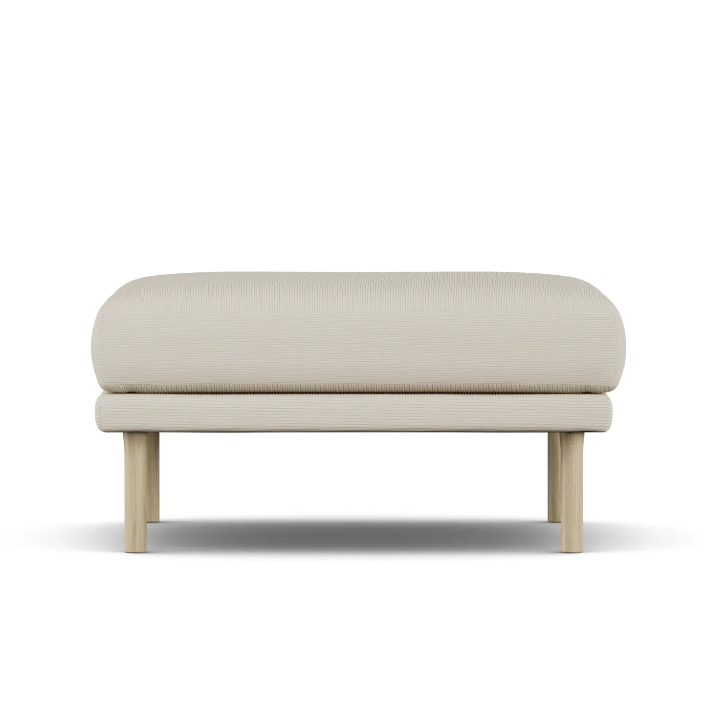 1898 Sjövik Fußhocker Jump Beige 1956-Eiche weiß geölt