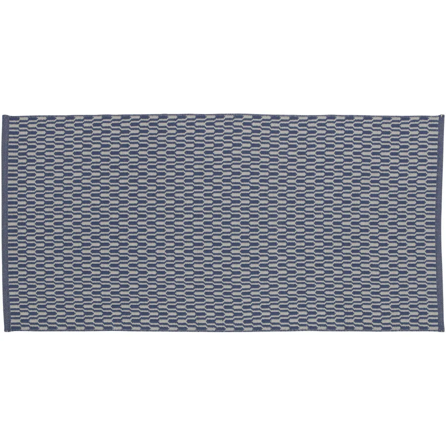 HORREDSMATTAN Teppich Tjörn blau Wolle/Polyester 75 x 150 cm