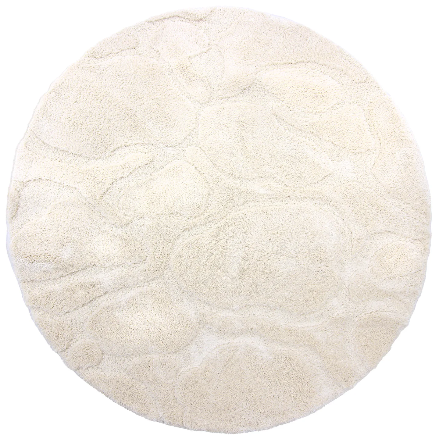 Runde tepper - Mabel (offwhite) (Størrelse: Ø 120 cm)