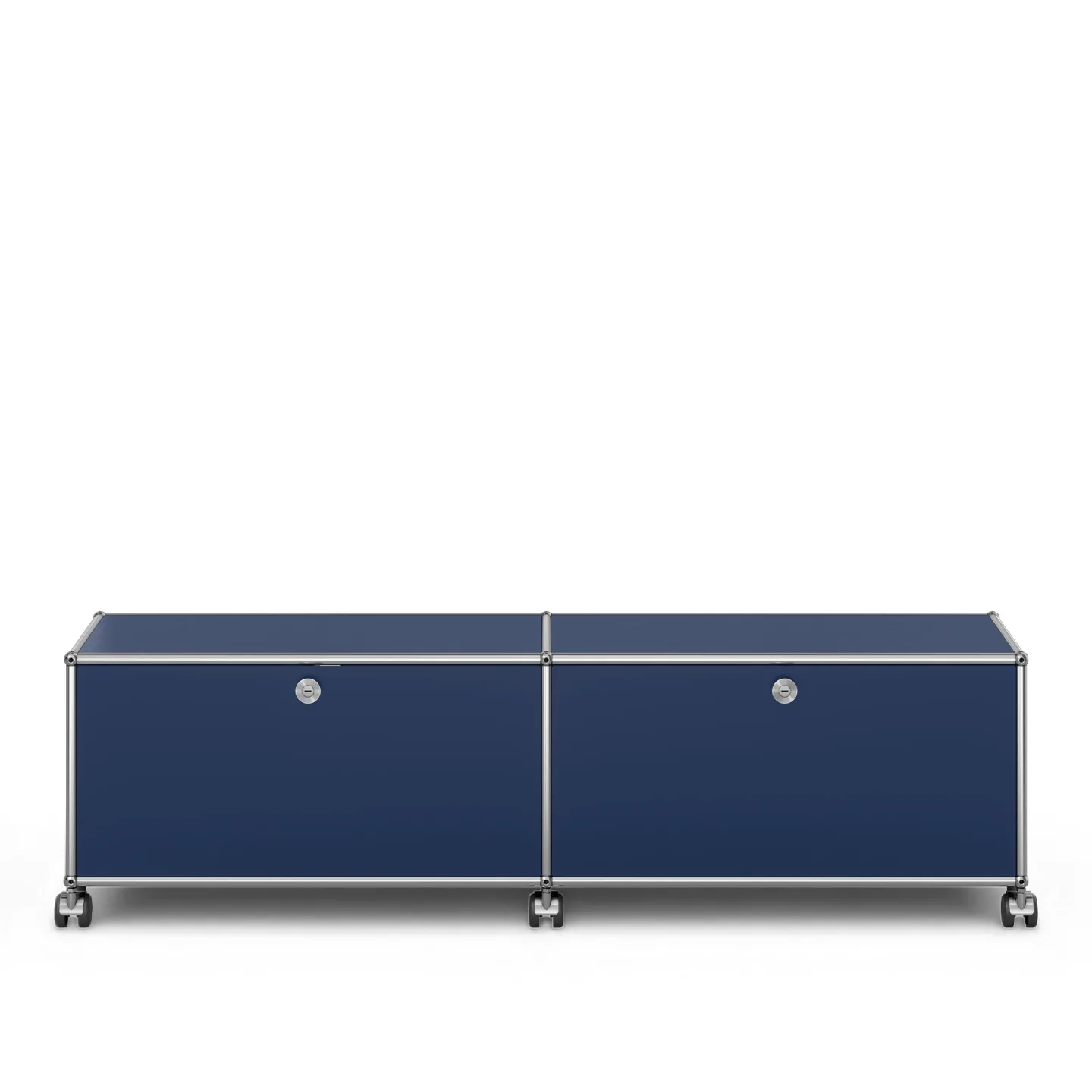 USM - USM Haller TV Furniture M61 Steel Blue - TV-bänkar - Fritz Haller & Paul Schärer - Blå