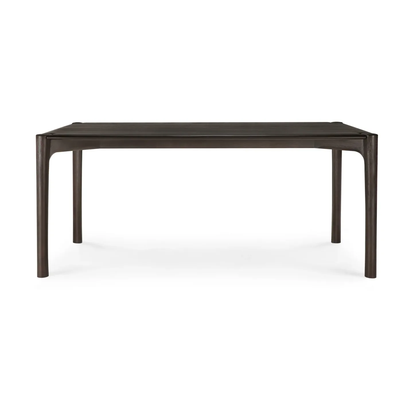 Ethnicraft PI Esstisch Dunkelbraunes Teak, 180x90 cm