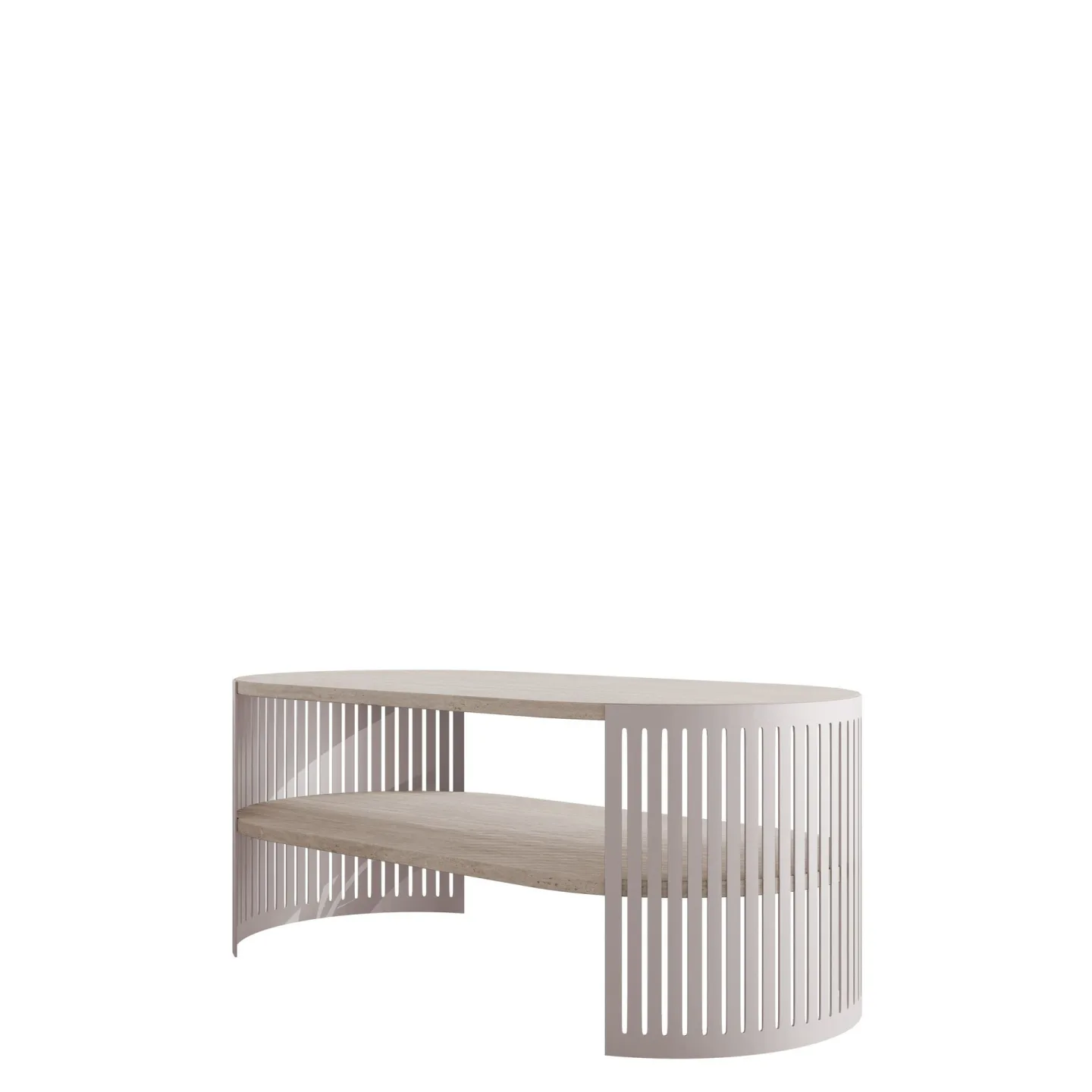 Friend Soffbord 100 cm Oval - Beige|brun