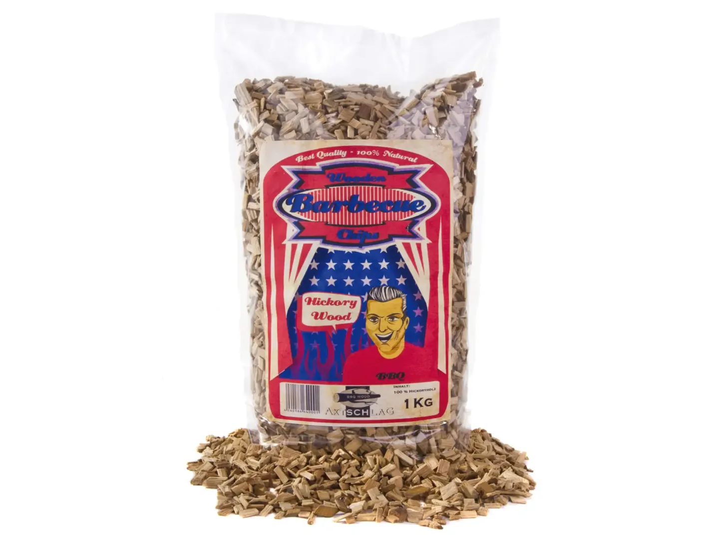Blaser und Trösch Räucherchips Hickory 1 kg Mehrfarbig | Schubiger Möbel