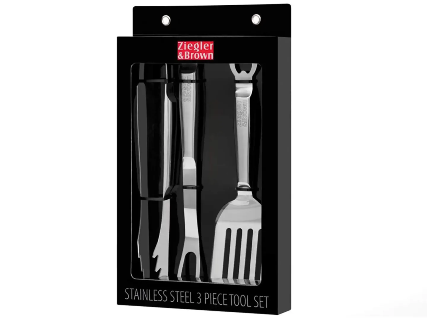 Blaser und Trösch Zubehör Premium-Grillbesteck 3-teilig Grau | Schubiger Möbel