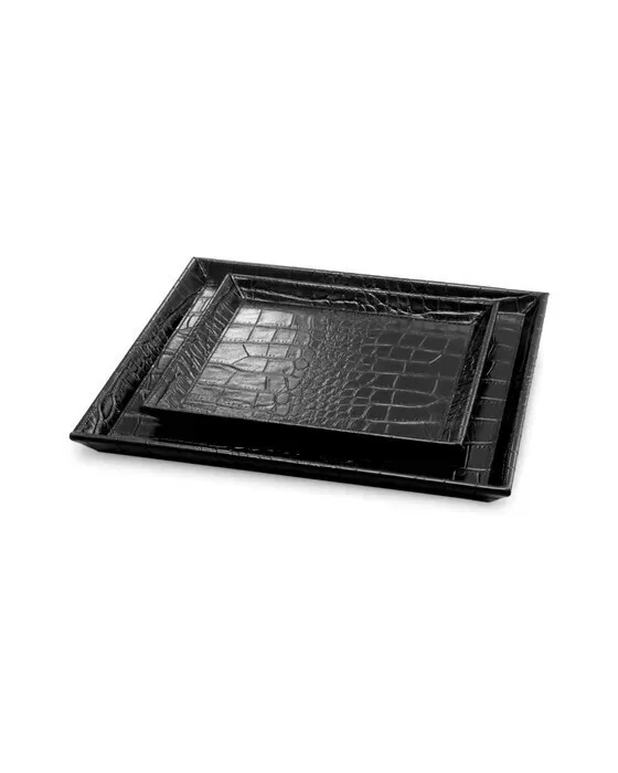Scaleo Desk Tray Black Set of 2