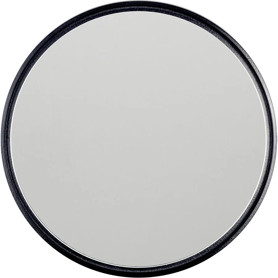 Wandspiegel Giorgia schwarz Holzwerkstoff Rund B 70 H 70 cm