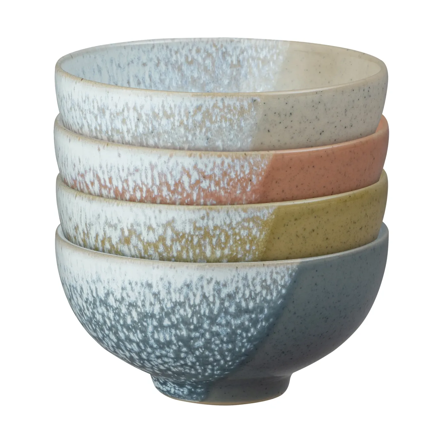 Denby Kiln Accents Schale Ø13 cm 4 Stück Multi