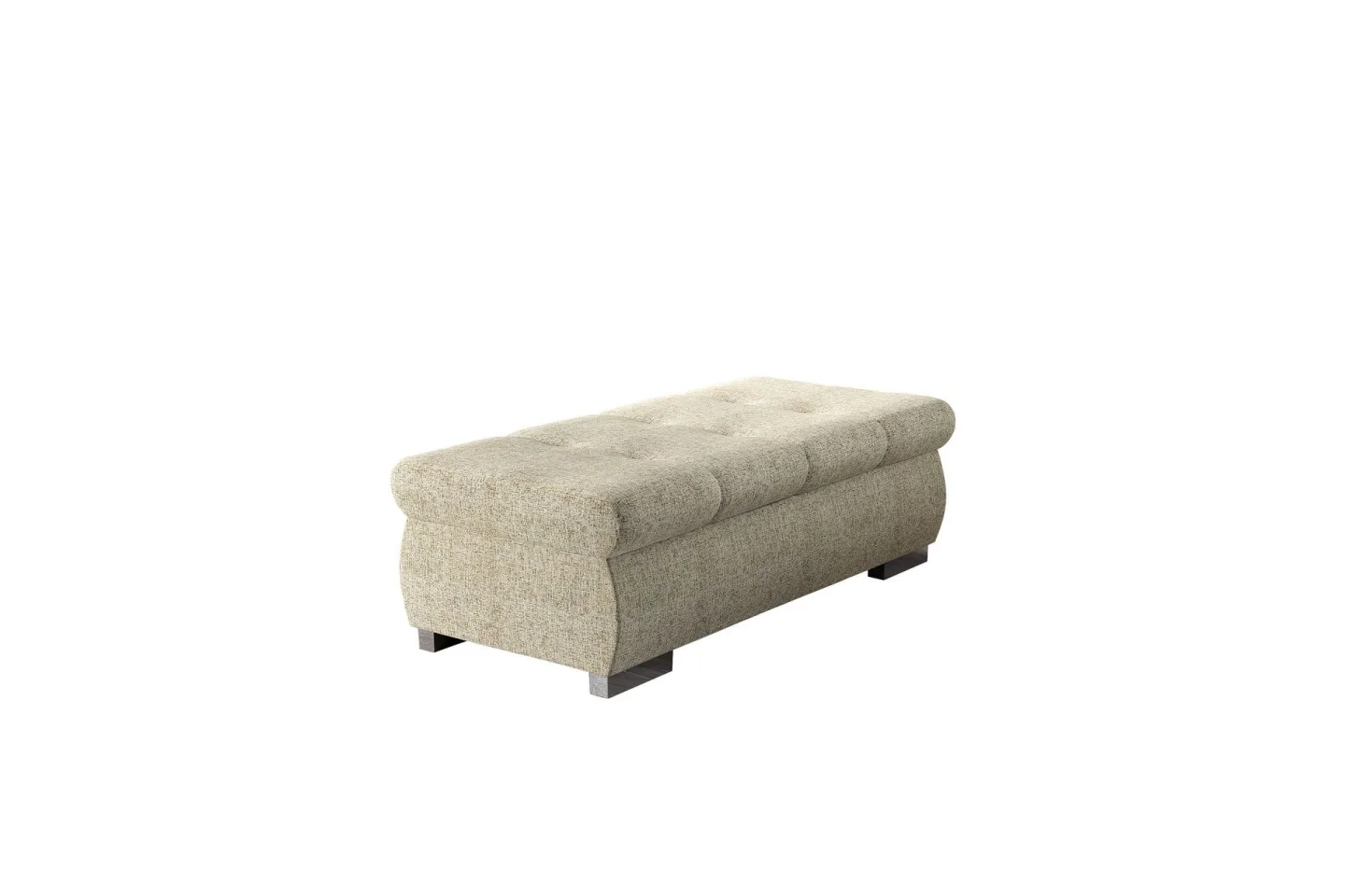 Cerys Fotpall 60 cm - Beige