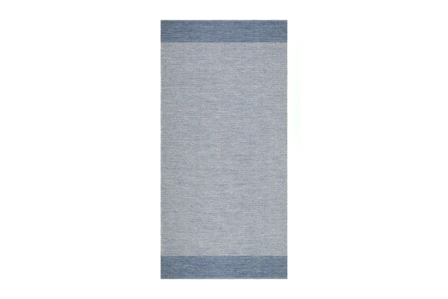 Alva Bomullsmatta 75x340 cm Oval - Blå