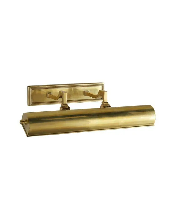 Dean 18" Picture Light Natural Brass