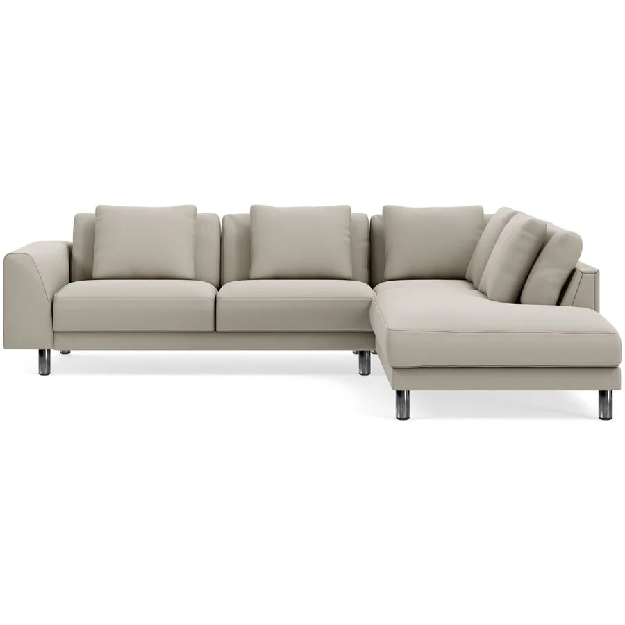 Ecksofa Avena Variabel Stoff/Metallfuss alu natur B 283 T 233 cm - Möbel Konfigurator: Traummöbel individuell zusammenstellen