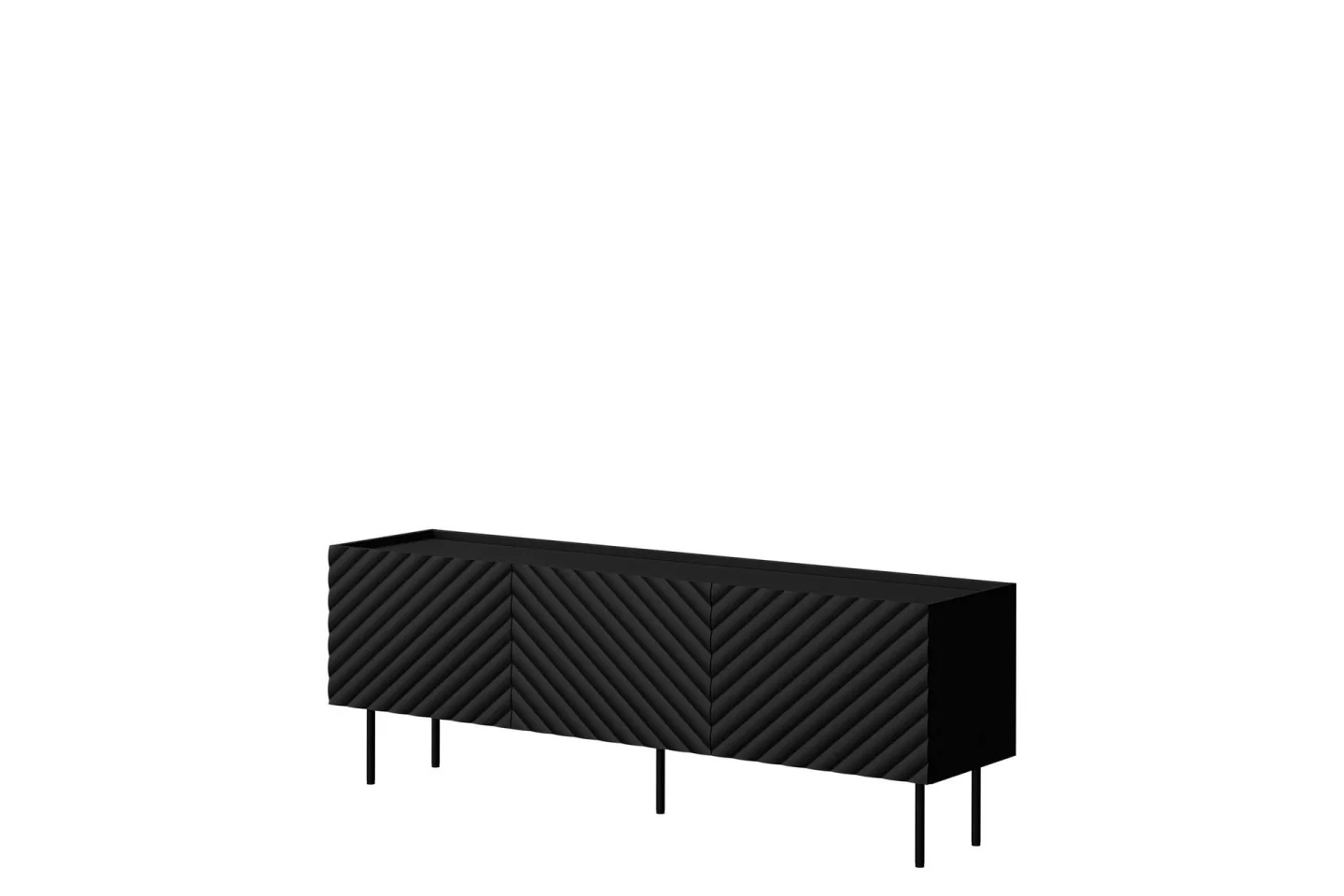 Munkedal Tv-bänk 166 cm - Svart