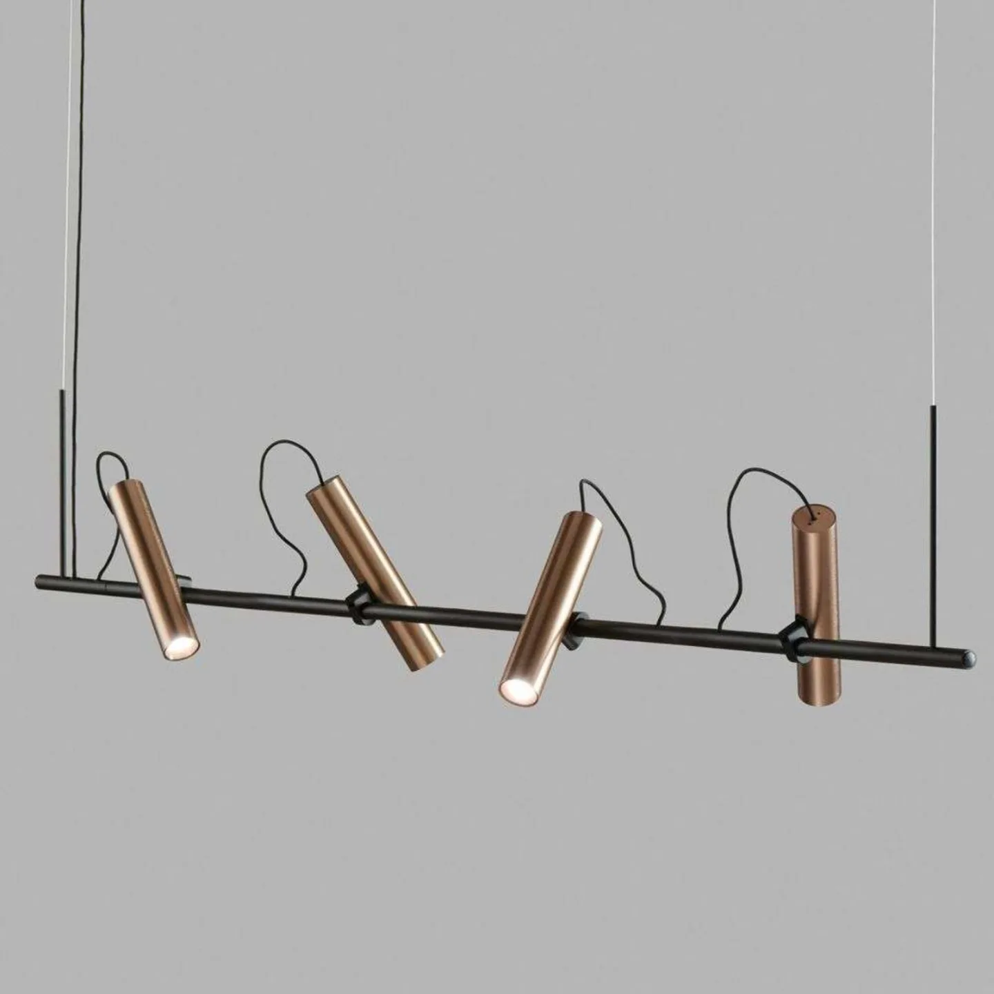 Spirit S1500 Pendelleuchte, schwarz/bronze - LIGHT-POINT - Wohnzimmer - Aluminium