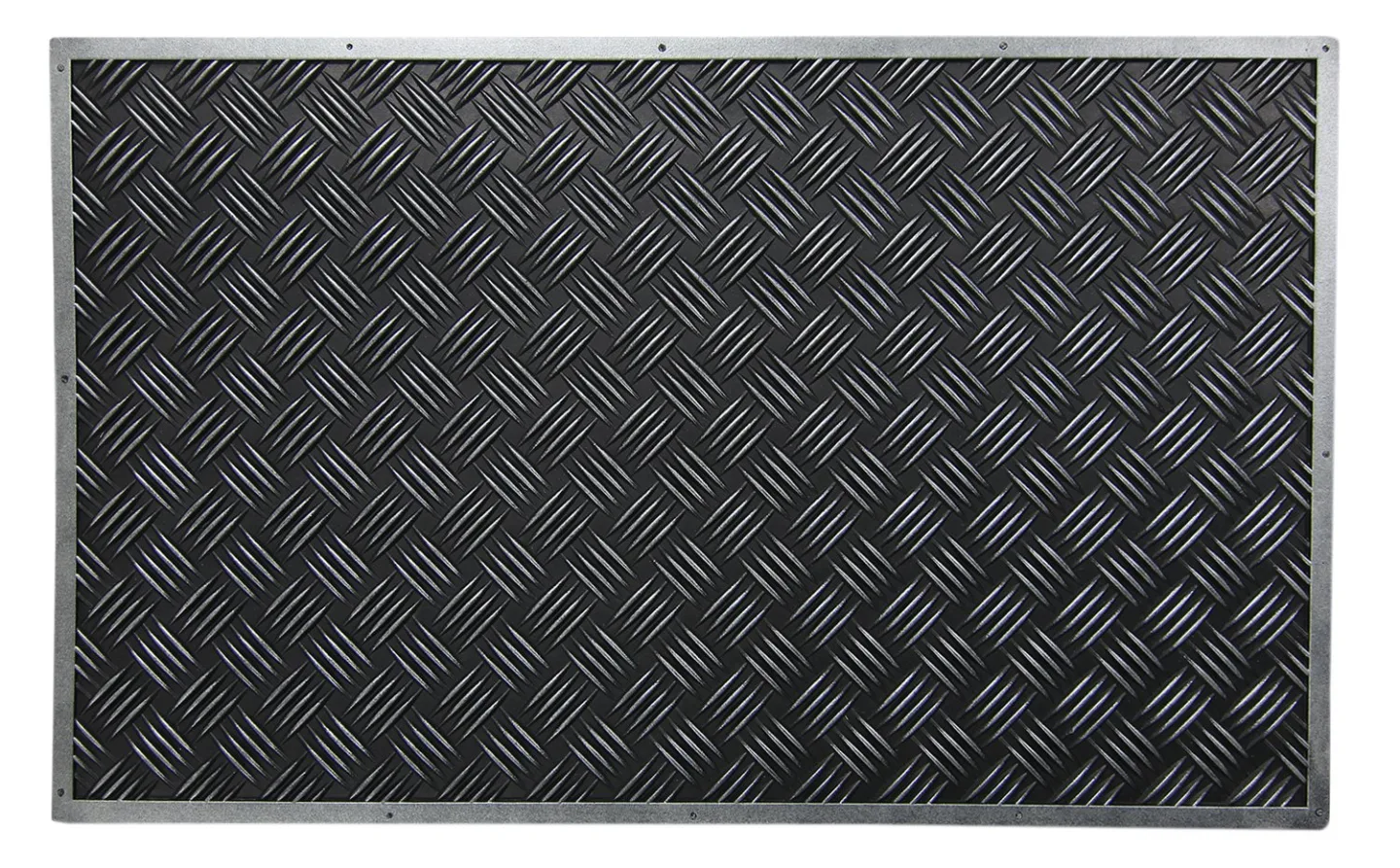 Dørmatte - Alexis (sølv) (Størrelse: 45 x 75 cm)