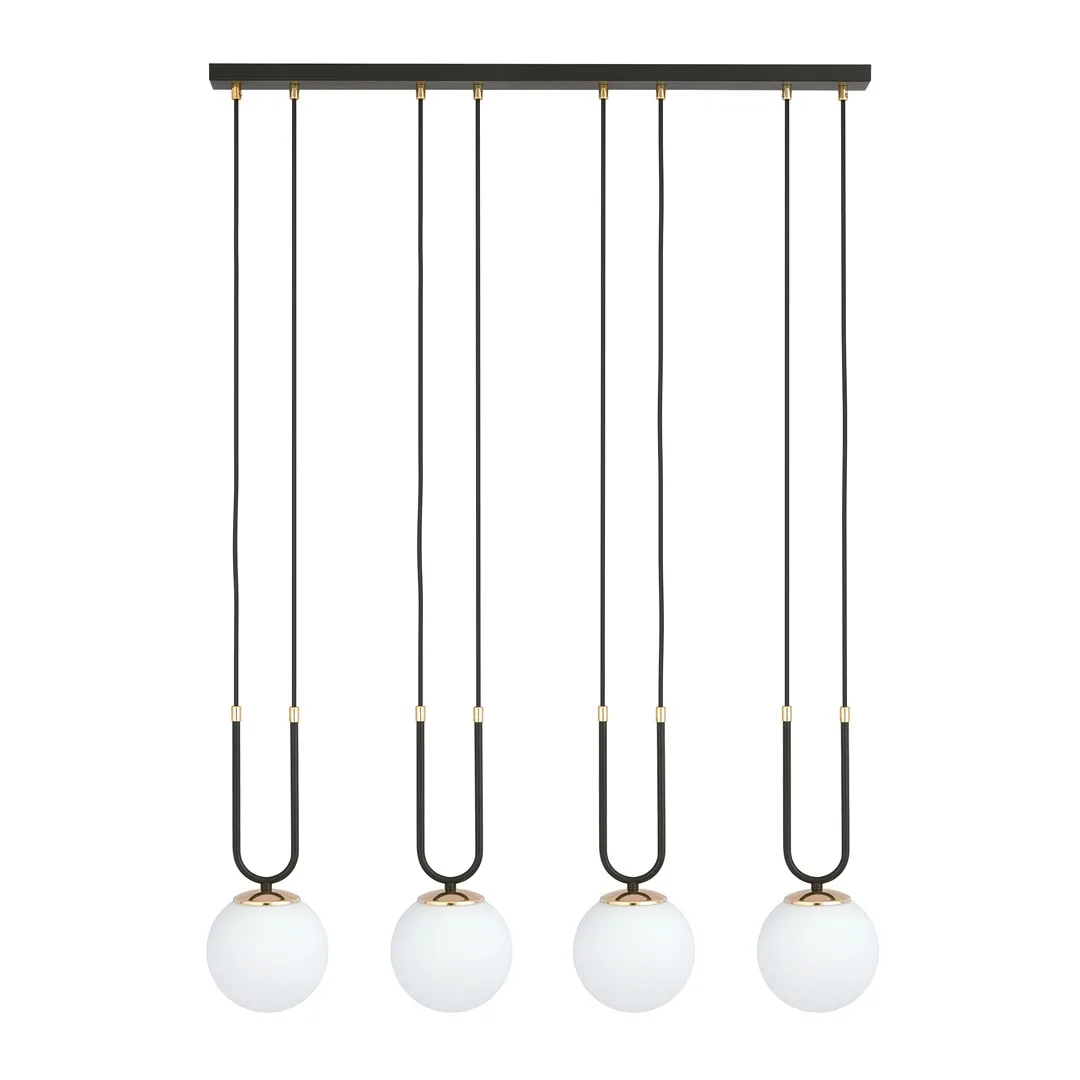 Emibig Lighting - Glam 92cm - Taklampa - Svart
