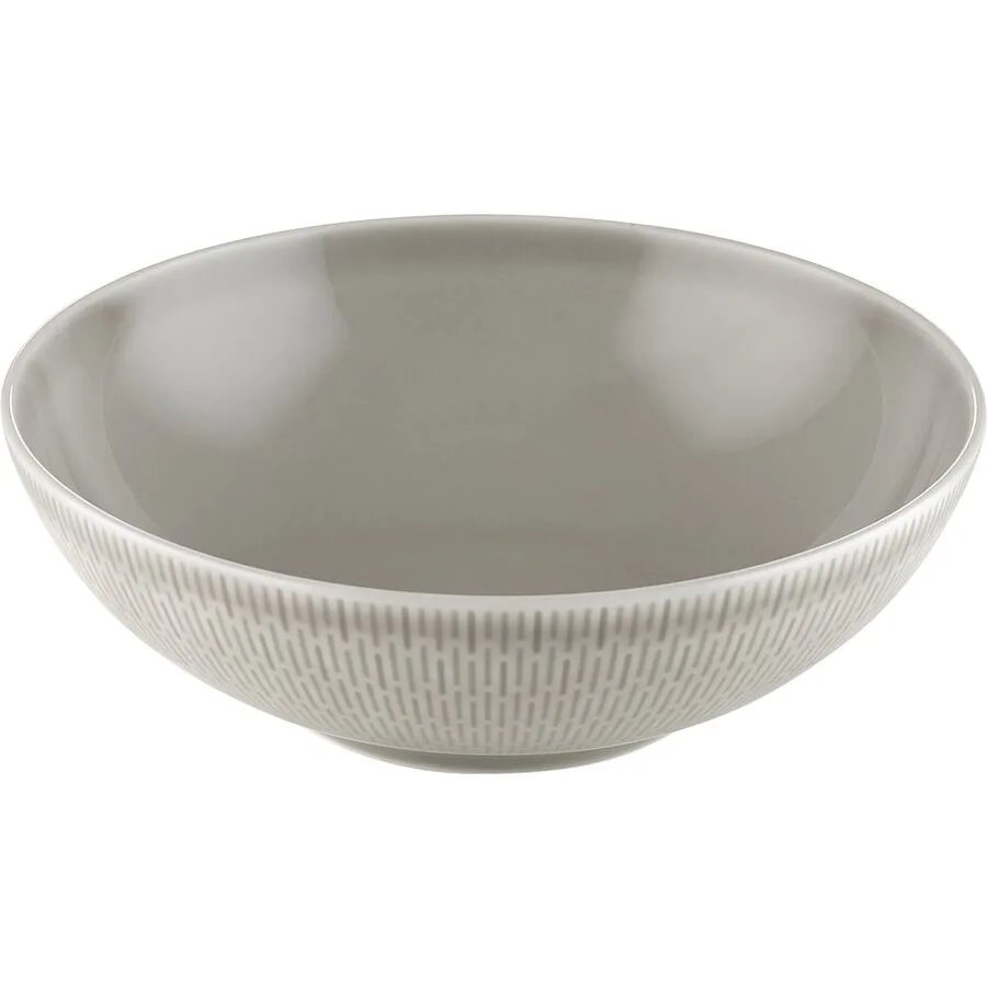 BAUSCHER Schale Scope Grau Porzellan 23 cm 6.2 cm