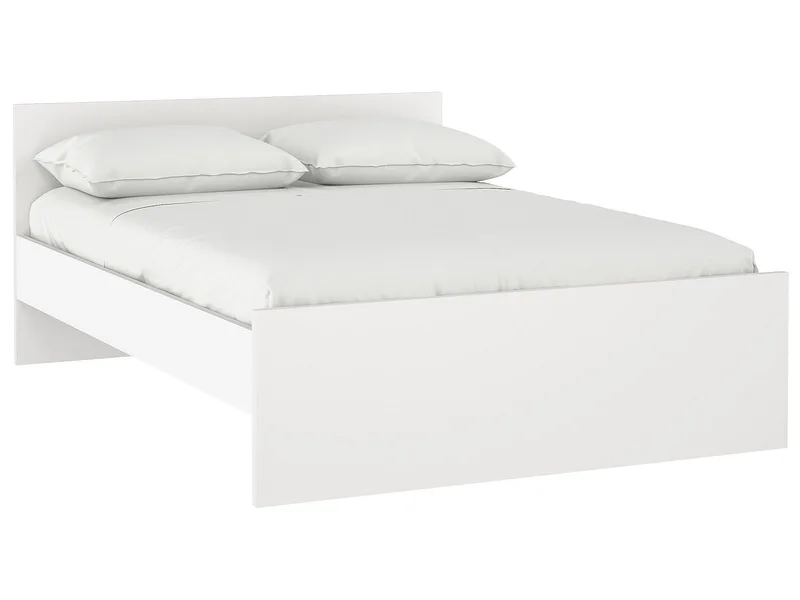 Bett NAIA 140x200cm spanplatte weiss
